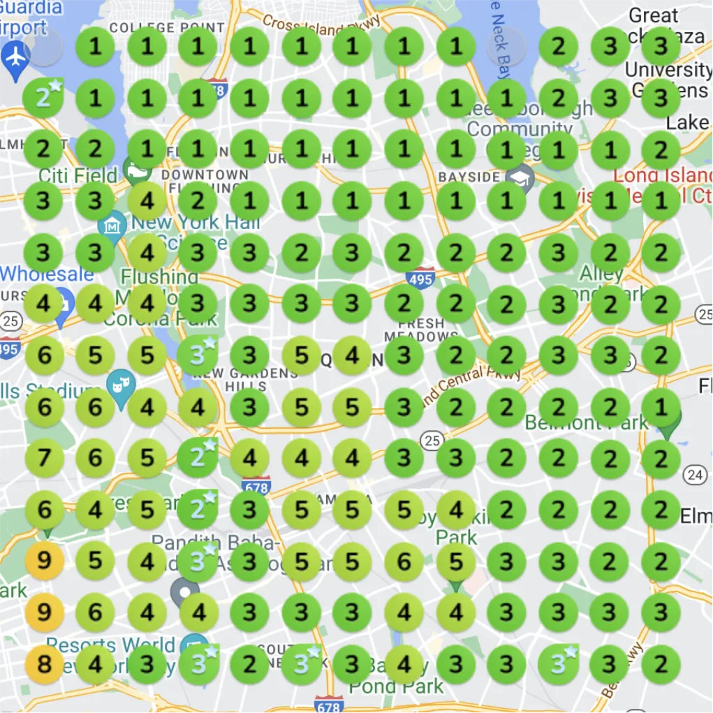 After: Improved Google Maps visibility