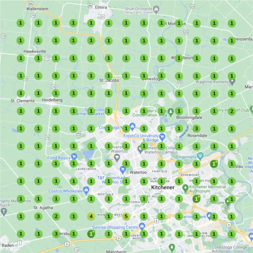 After: Improved Google Maps visibility