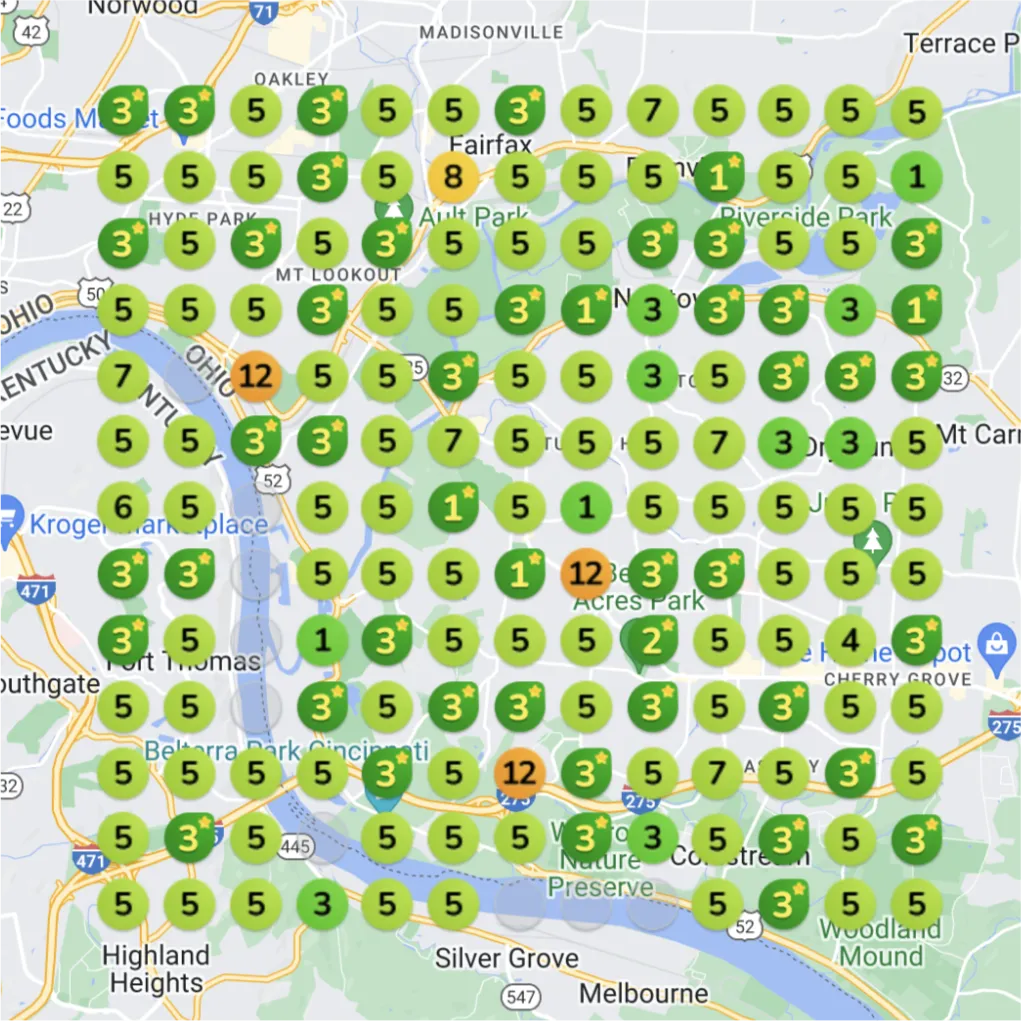 After: Improved Google Maps visibility